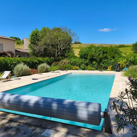 L'horizon Des Vignes - Campagne & Piscine ガイヤック
